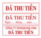 Khắc dấu thu, chi tiền